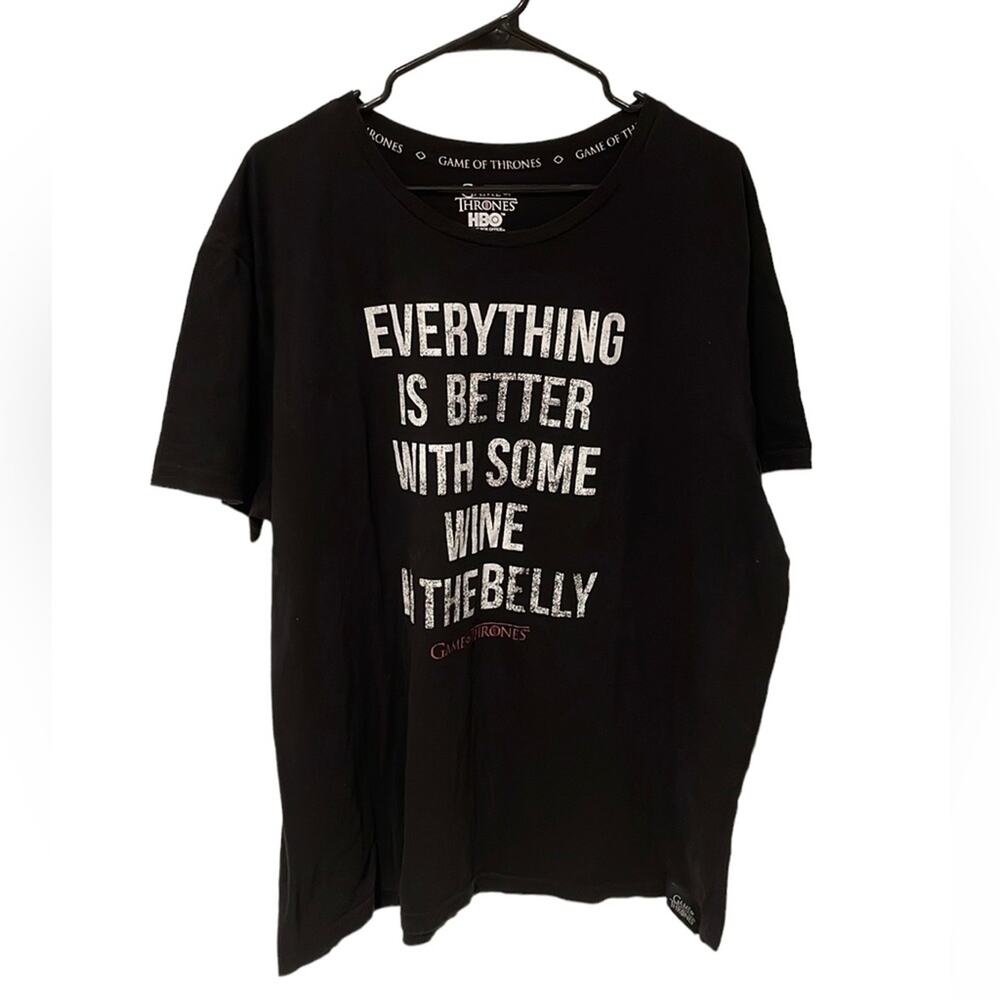 Official Game of Thrones HBO tshirt black XXL